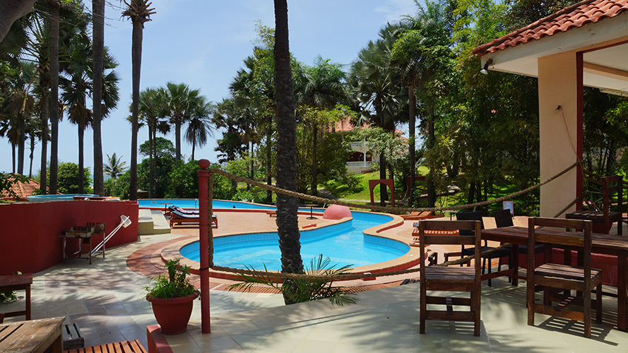 Pool by the Atlantic
